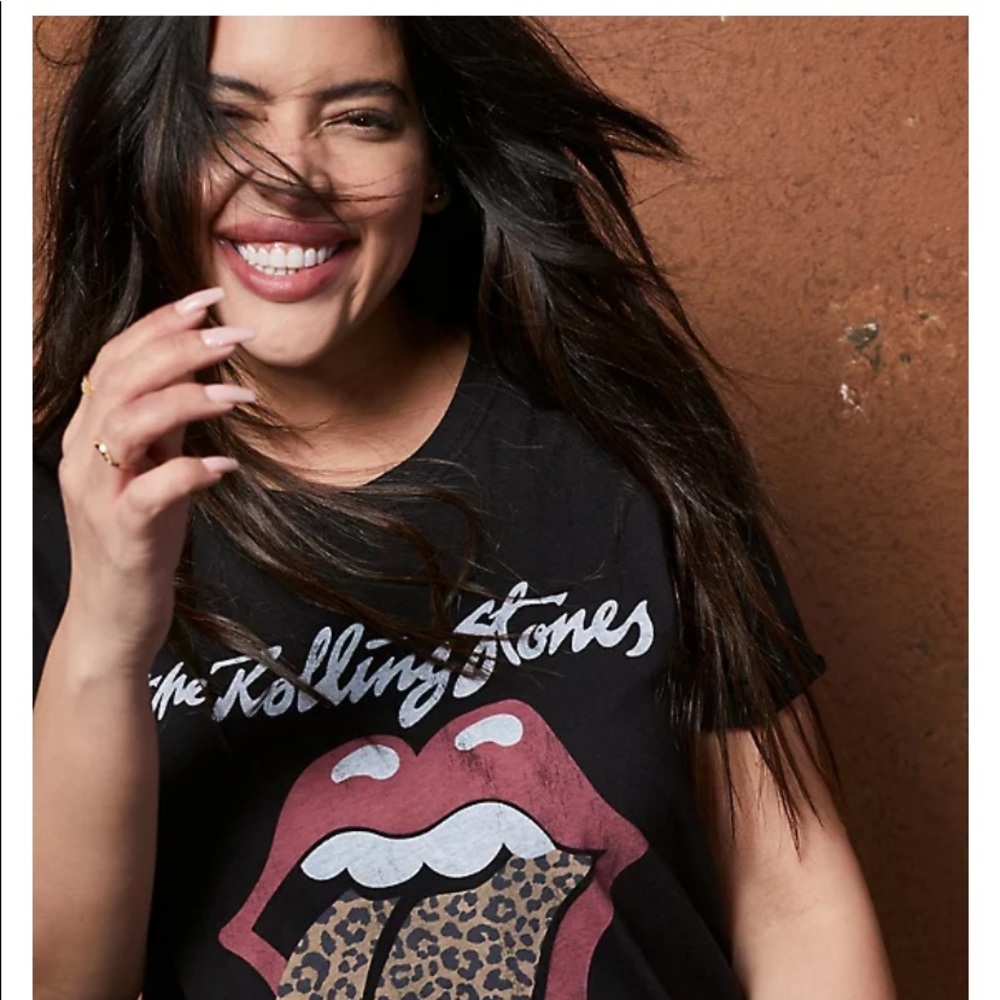 👄 TORRID “Vintage” Classic Crew Tee The Rolling Stones T-Shirt size 5